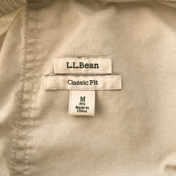 L.L. Bean Classic 100% Cotton Regular Fit Capri Size M - Picture 3 of 4